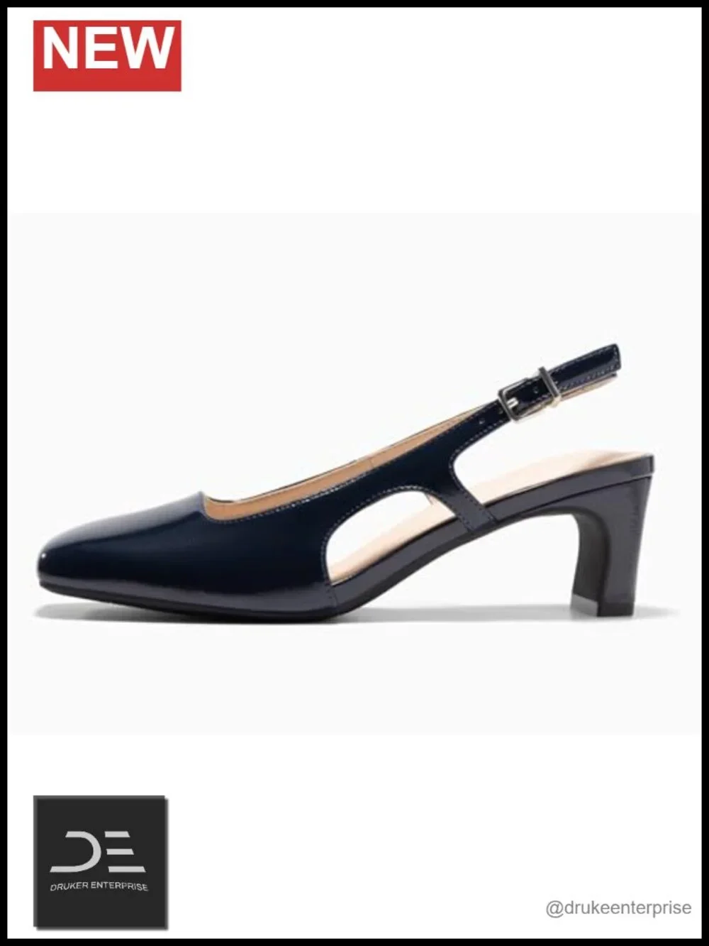 Slingback Chunky Low Heels Closed Square Toe Pumps Wedding Party Dress Shoes